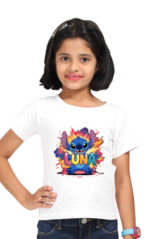 Luna girl's Crew Neck T-Shirt